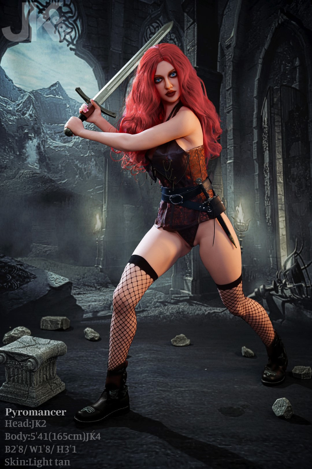 Bambola sessuale del piromante (JK-Doll 165 cm Coppa D JK2 TPE)