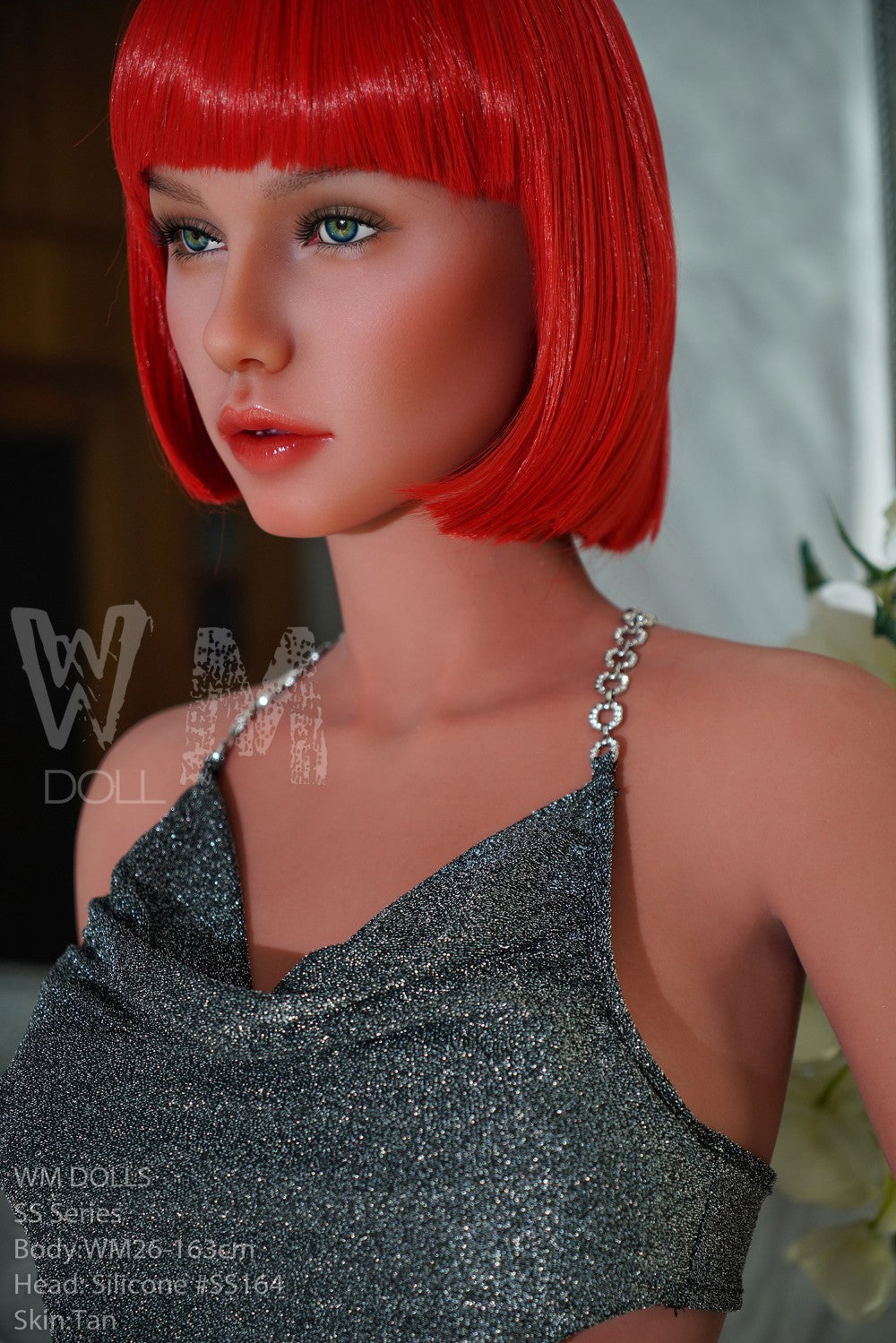 Tess poupée sexuelle (WM-Doll Bonnet D 163 cm #SS164 TPE+Silicone)