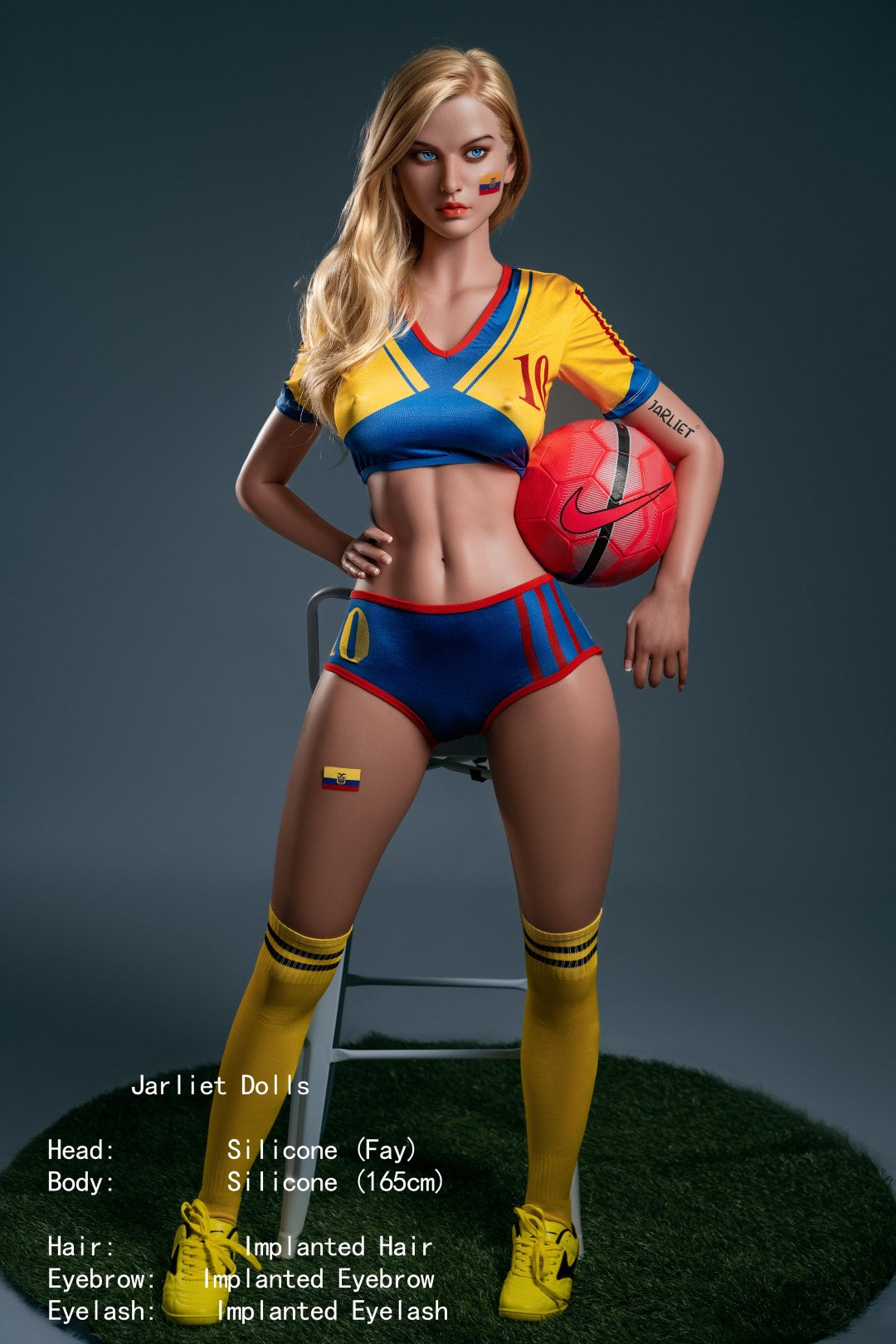 Fay bambola del sesso (Jarliet 165 cm Coppa C in silicone)