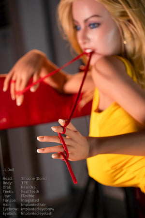 Doris poupée sexuelle (Jarliet 148cm e-tpup TPE + Silicone)