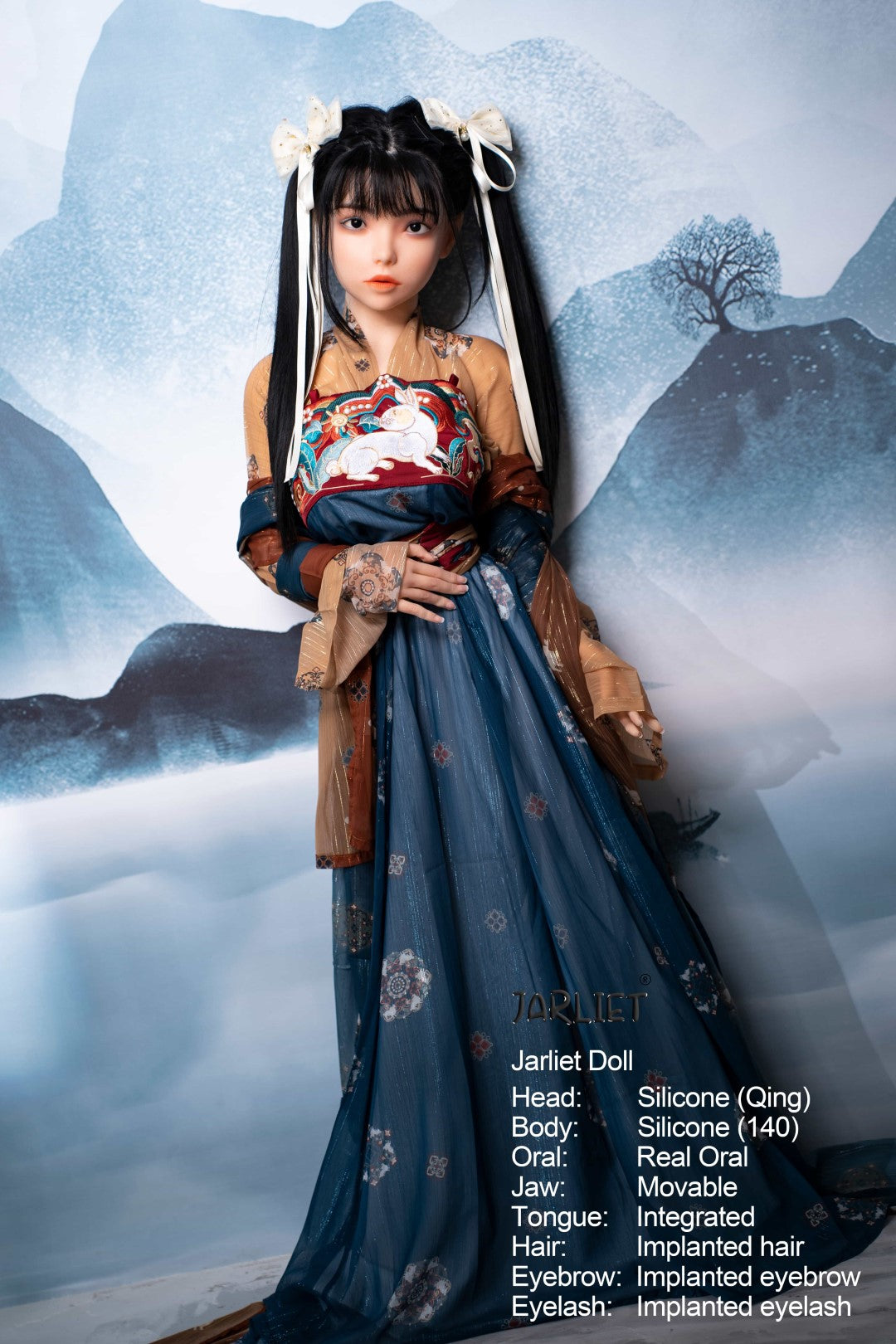 Qing 2 bambola del sesso (Jarliet 140 cm Coppa C in silicone)