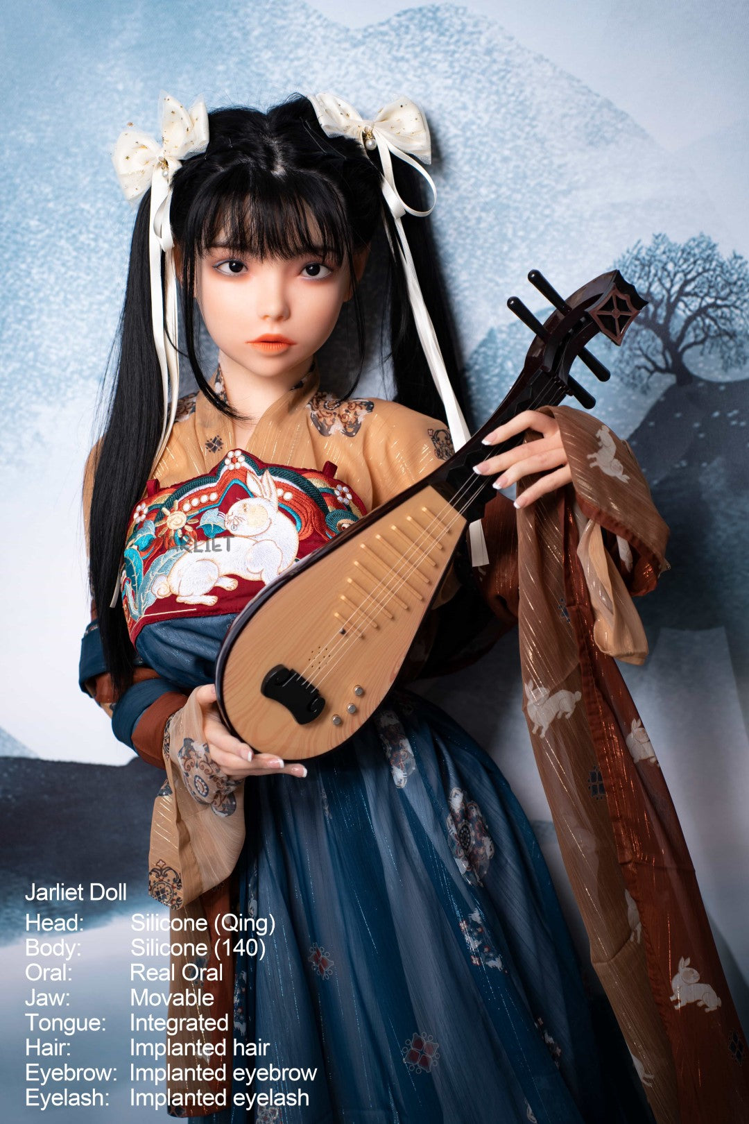 Qing 2 bambola del sesso (Jarliet 140 cm Coppa C in silicone)