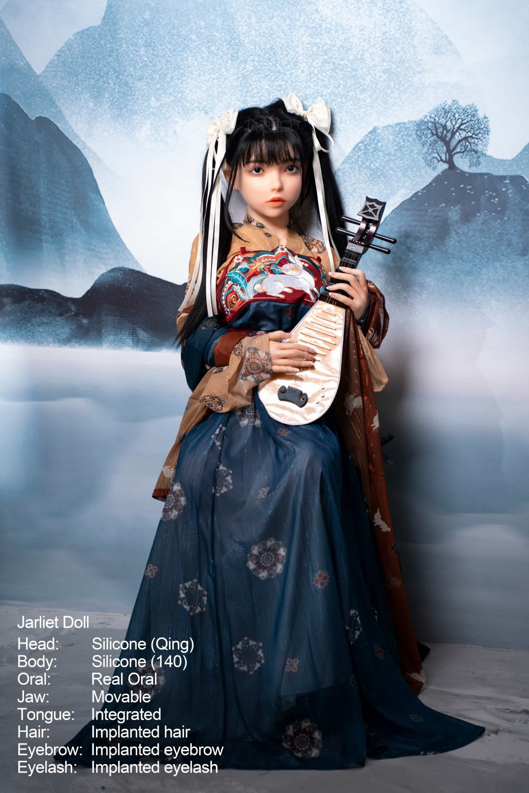 Qing 2 bambola del sesso (Jarliet 140 cm Coppa C in silicone)