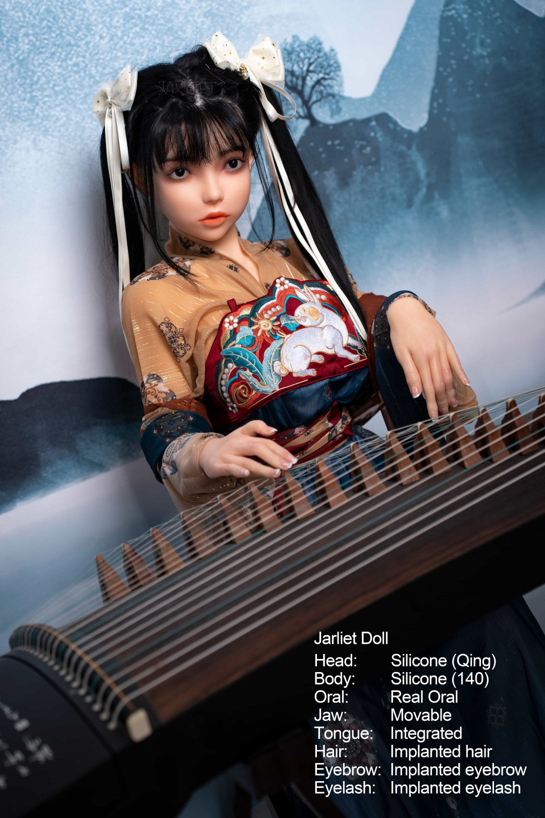 Qing 2 bambola del sesso (Jarliet 140 cm Coppa C in silicone)