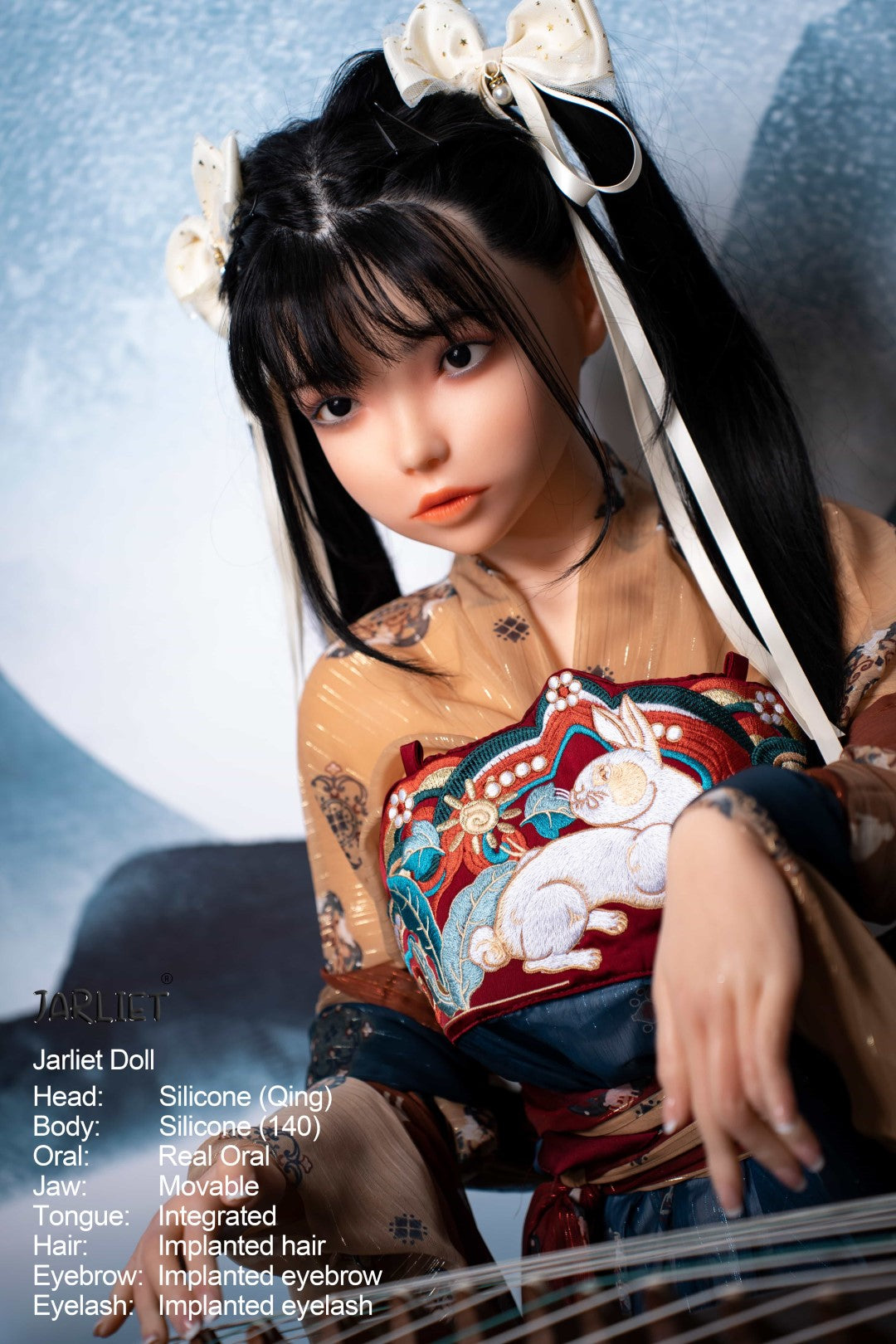 Qing 2 bambola del sesso (Jarliet 140 cm Coppa C in silicone)