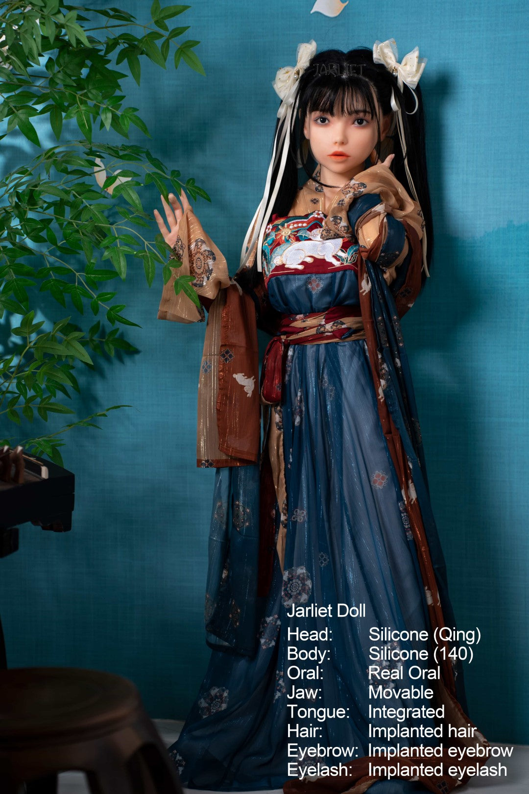 Qing 2 bambola del sesso (Jarliet 140 cm Coppa C in silicone)