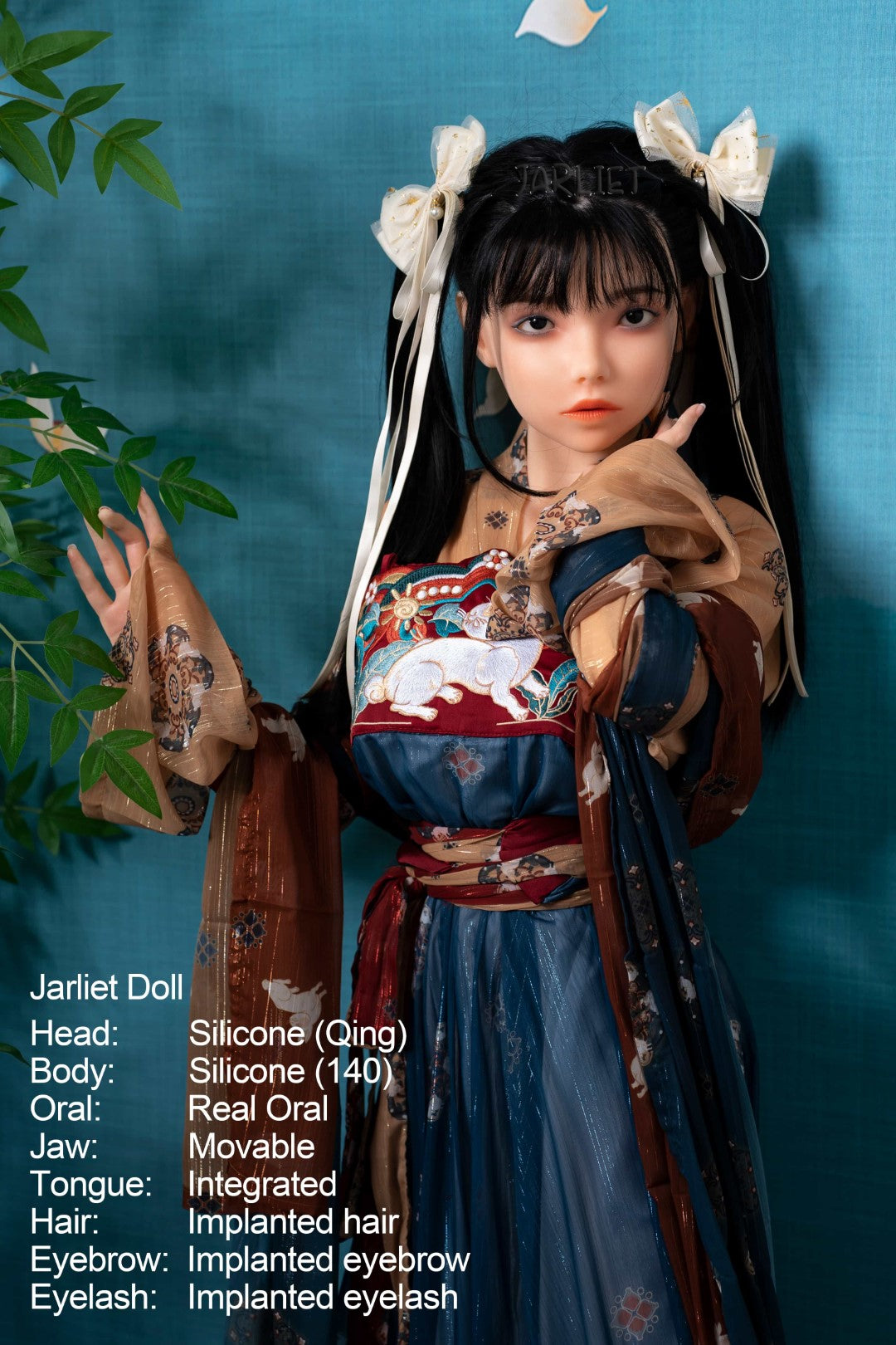 Qing 2 bambola del sesso (Jarliet 140 cm Coppa C in silicone)