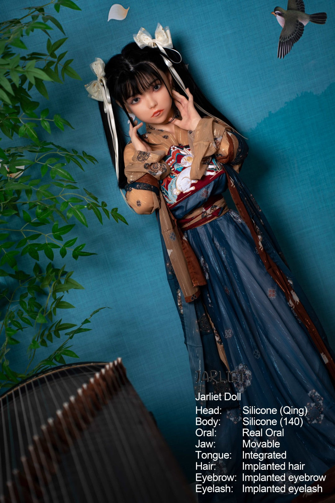 Qing 2 bambola del sesso (Jarliet 140 cm Coppa C in silicone)