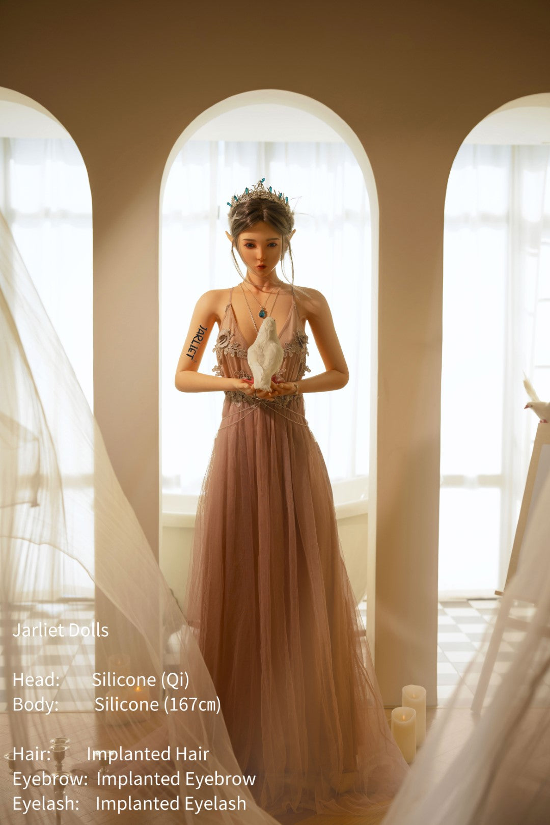 Qi poupée sexuelle (Jarliet 167 cm (bonnet B en silicone)