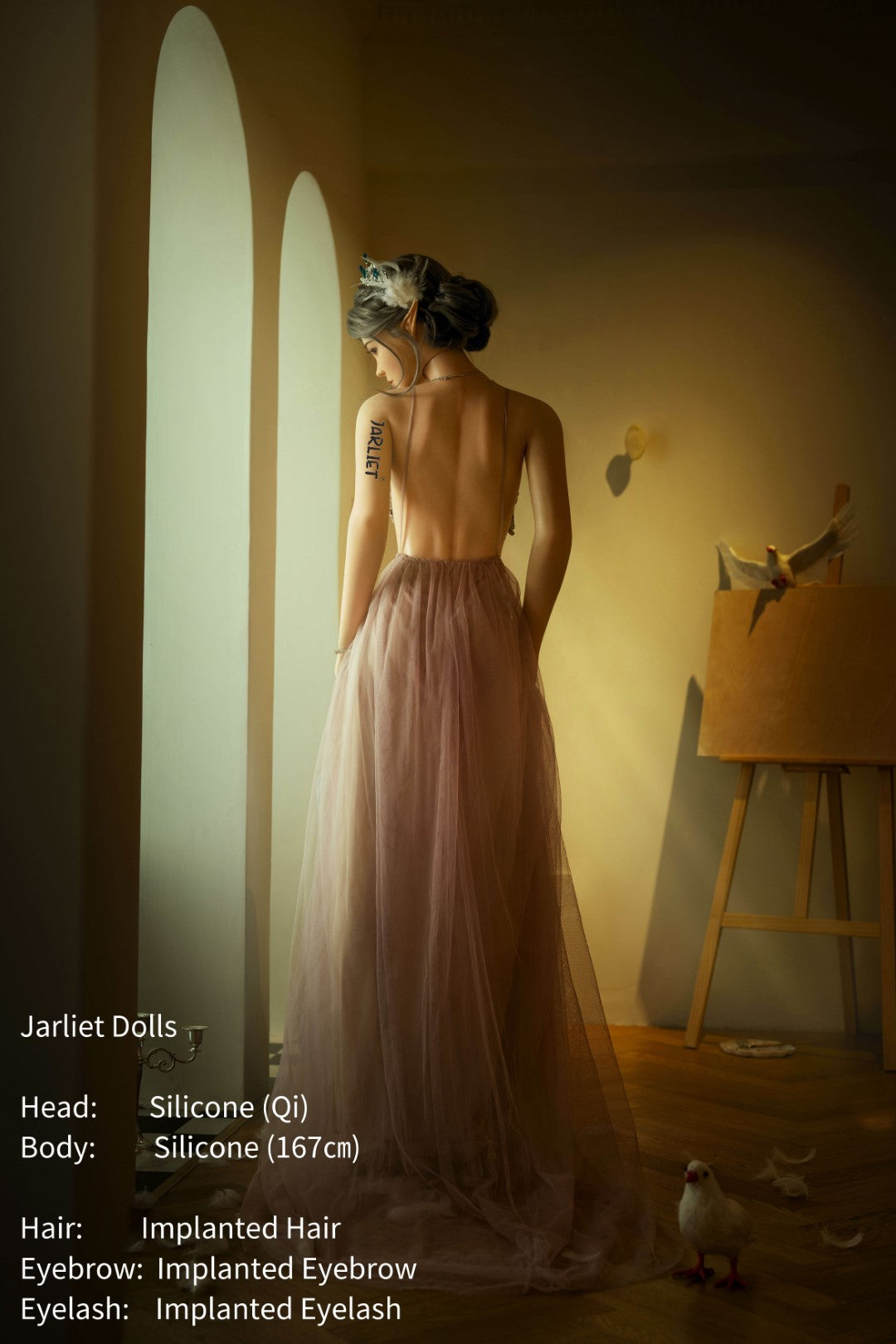 Qi poupée sexuelle (Jarliet 167 cm (bonnet B en silicone)