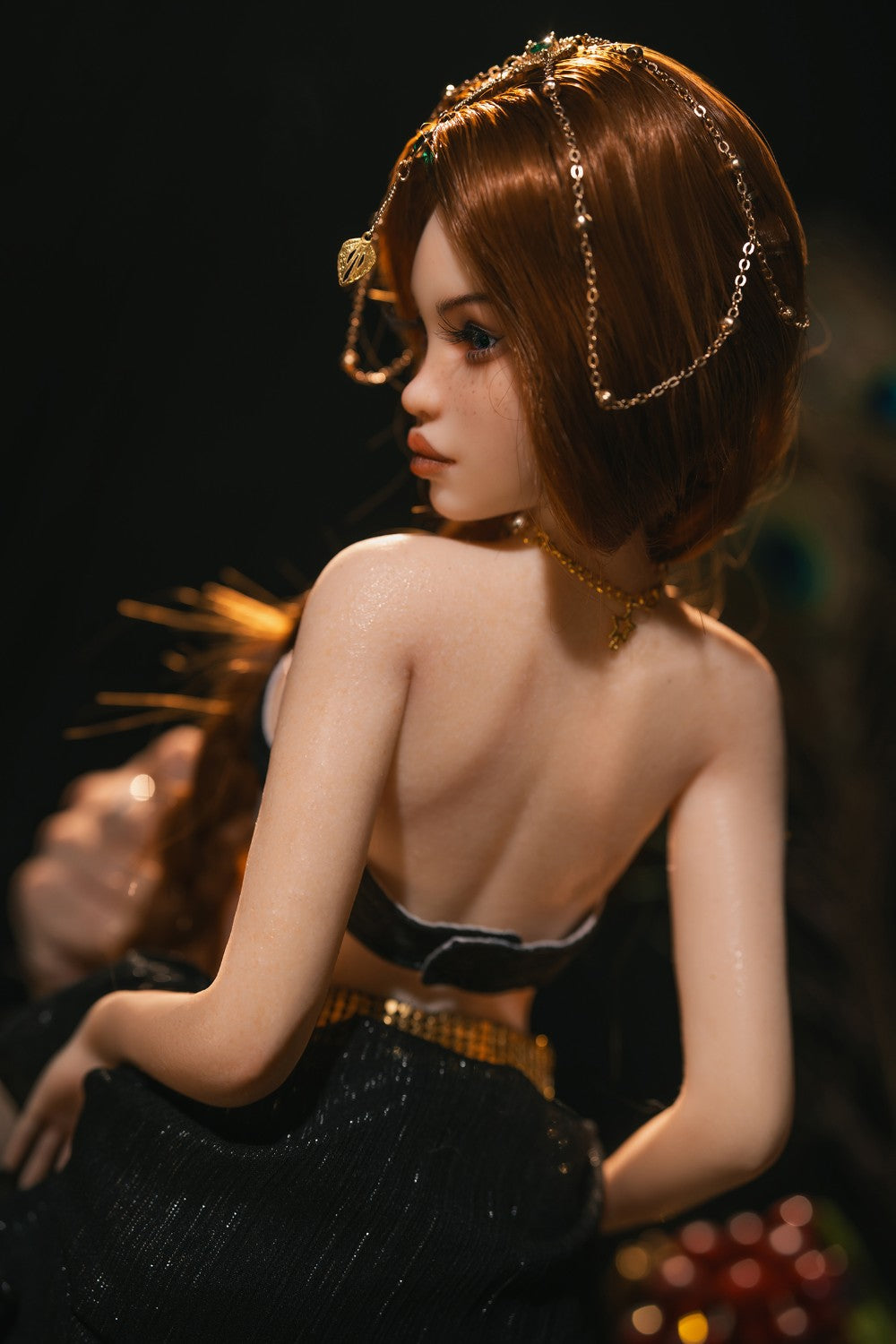 Amina poupée sexuelle (Rosretty Doll Bonnet D 60 cm SM1 Silicone)