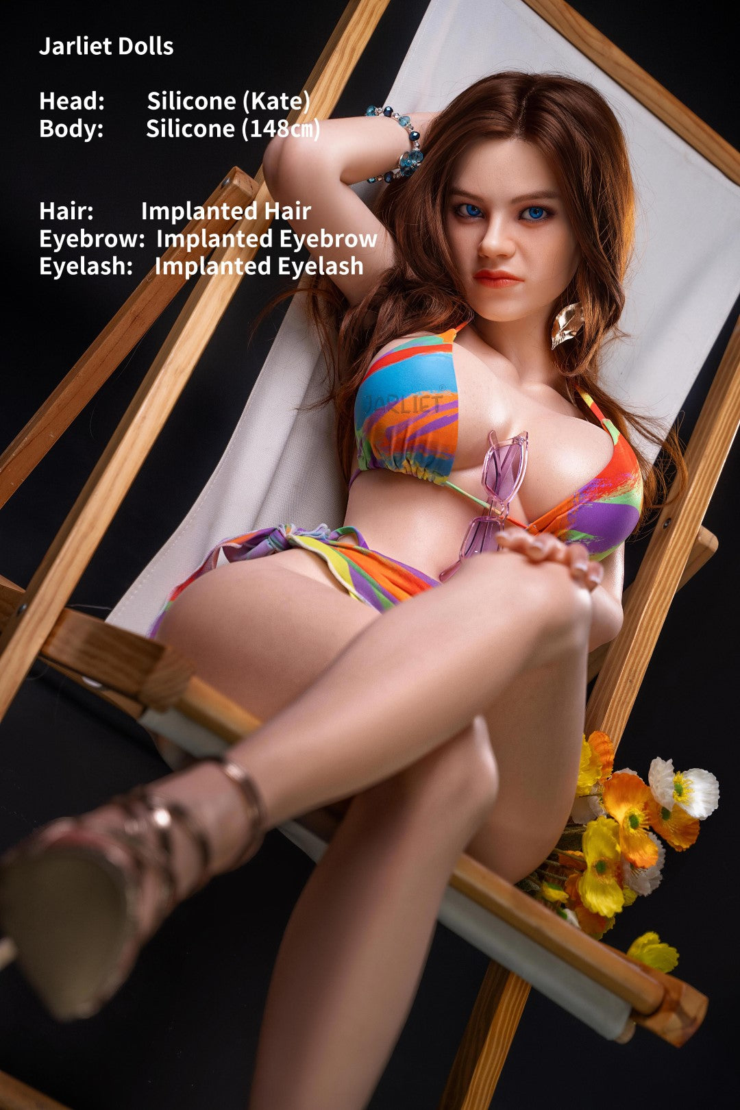 Kate poupée sexuelle (Jarliet 148 cm E-Cup Silicone)
