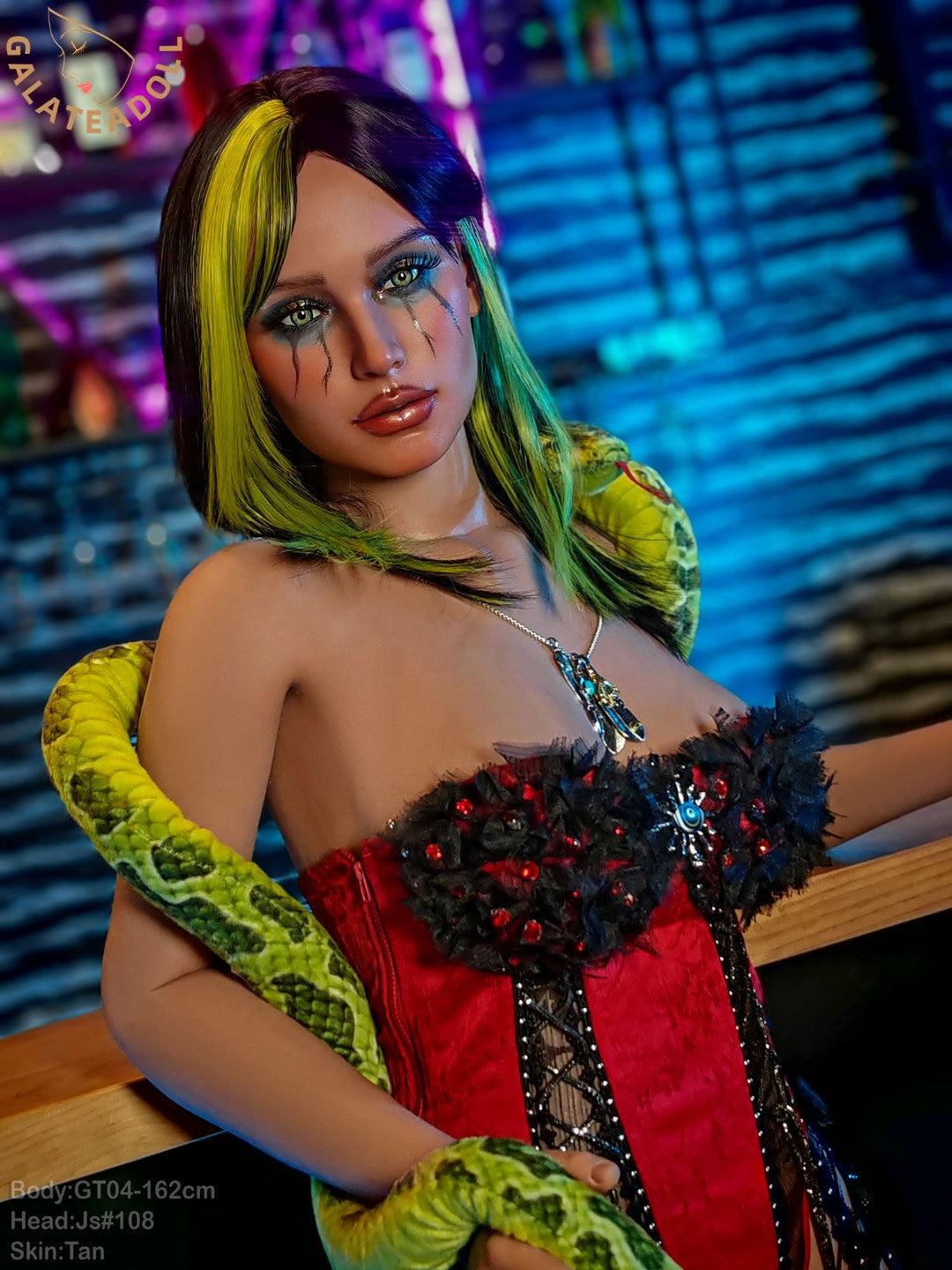 Zabina bambola del sesso (Galatea Doll Coppa C da 162 cm n. 108 in silicone)