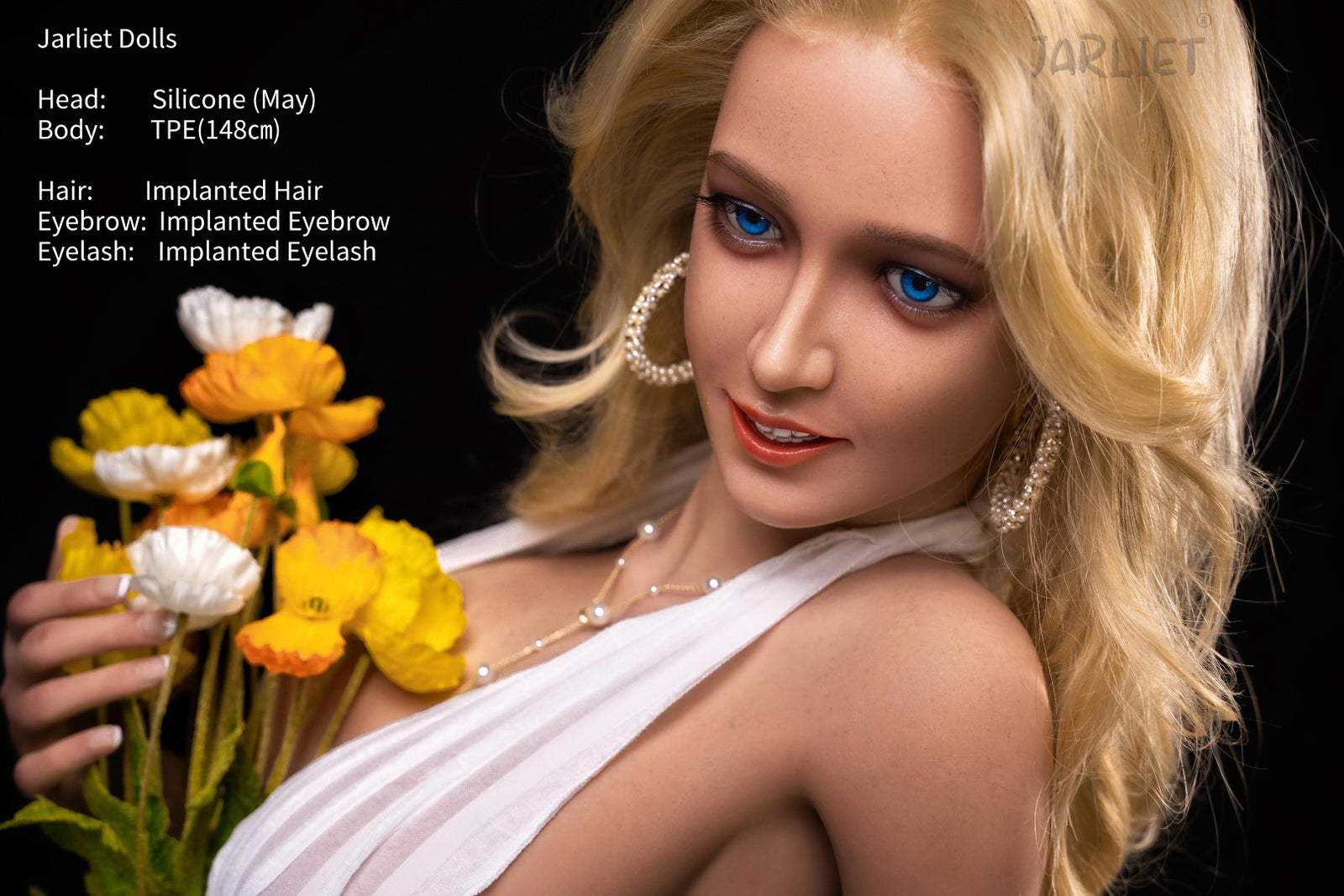 Può la bambola del sesso (Jarliet Coppa E da 148 cm (TPE+silicone)