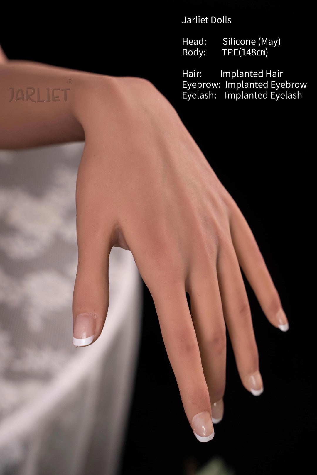 Può la bambola del sesso (Jarliet Coppa E da 148 cm (TPE+silicone)