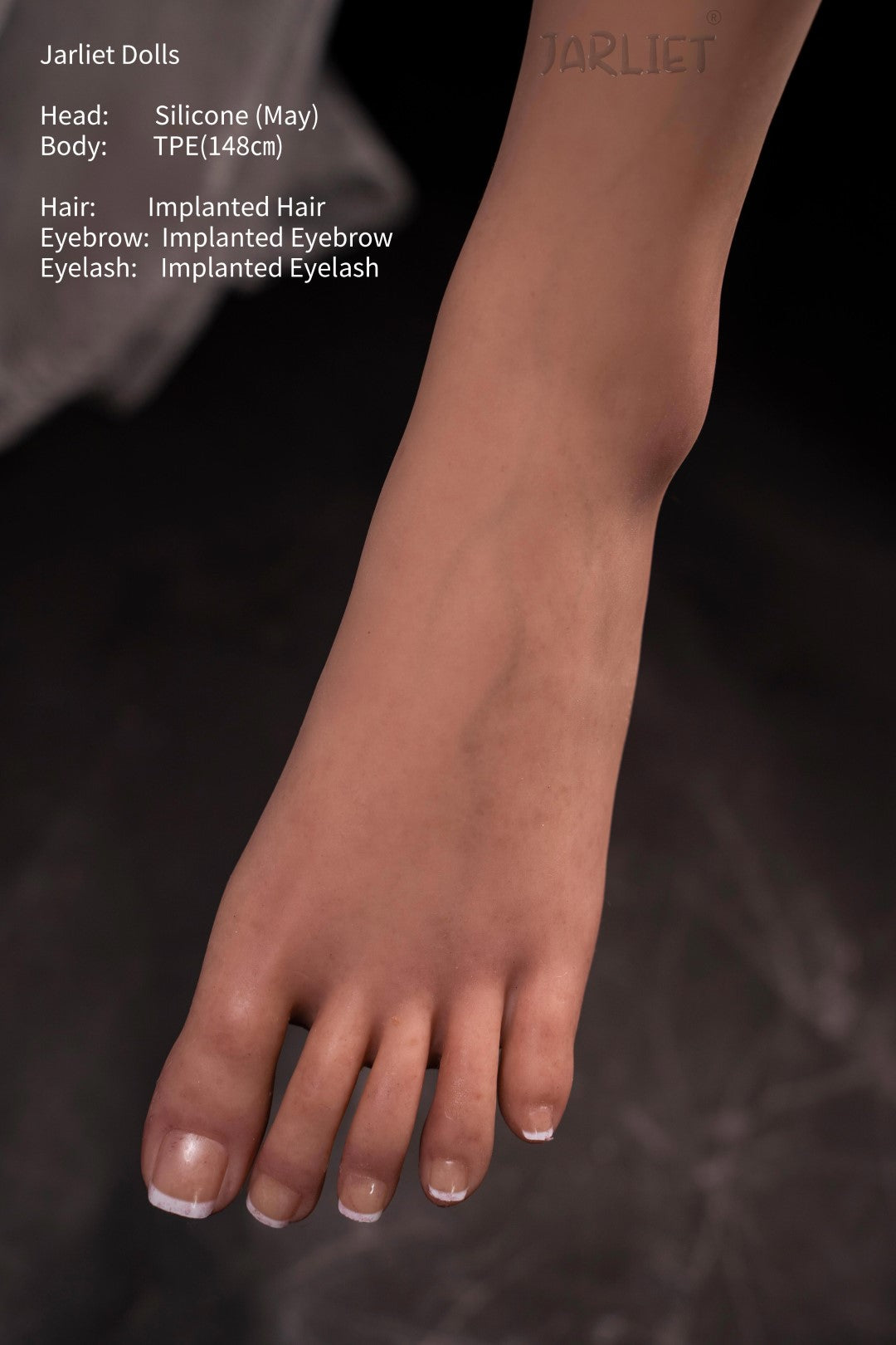 Può la bambola del sesso (Jarliet Coppa E da 148 cm (TPE+silicone)