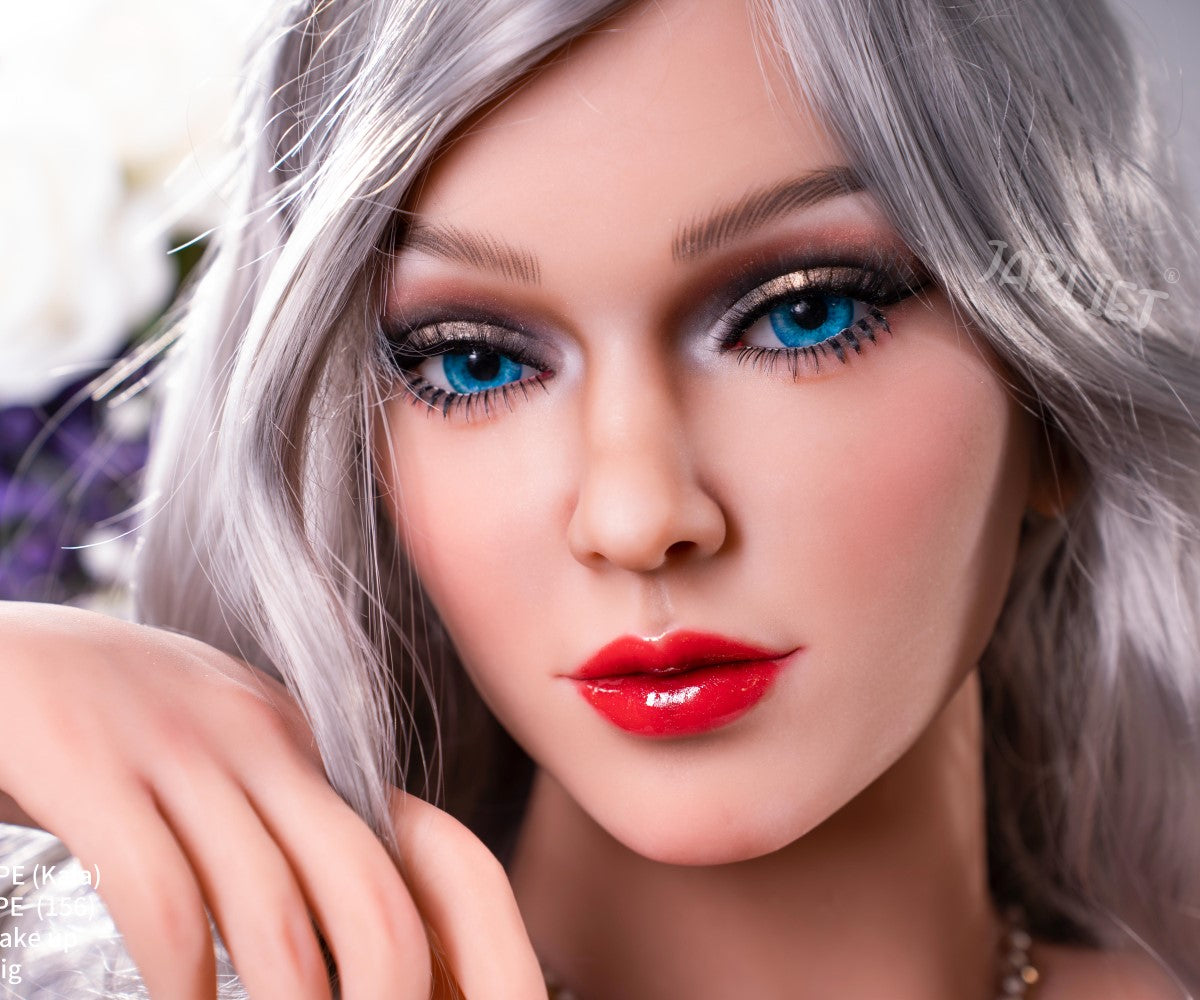 Bambola del sesso calvo (Jarliet TPE Coppa B da 156 cm)