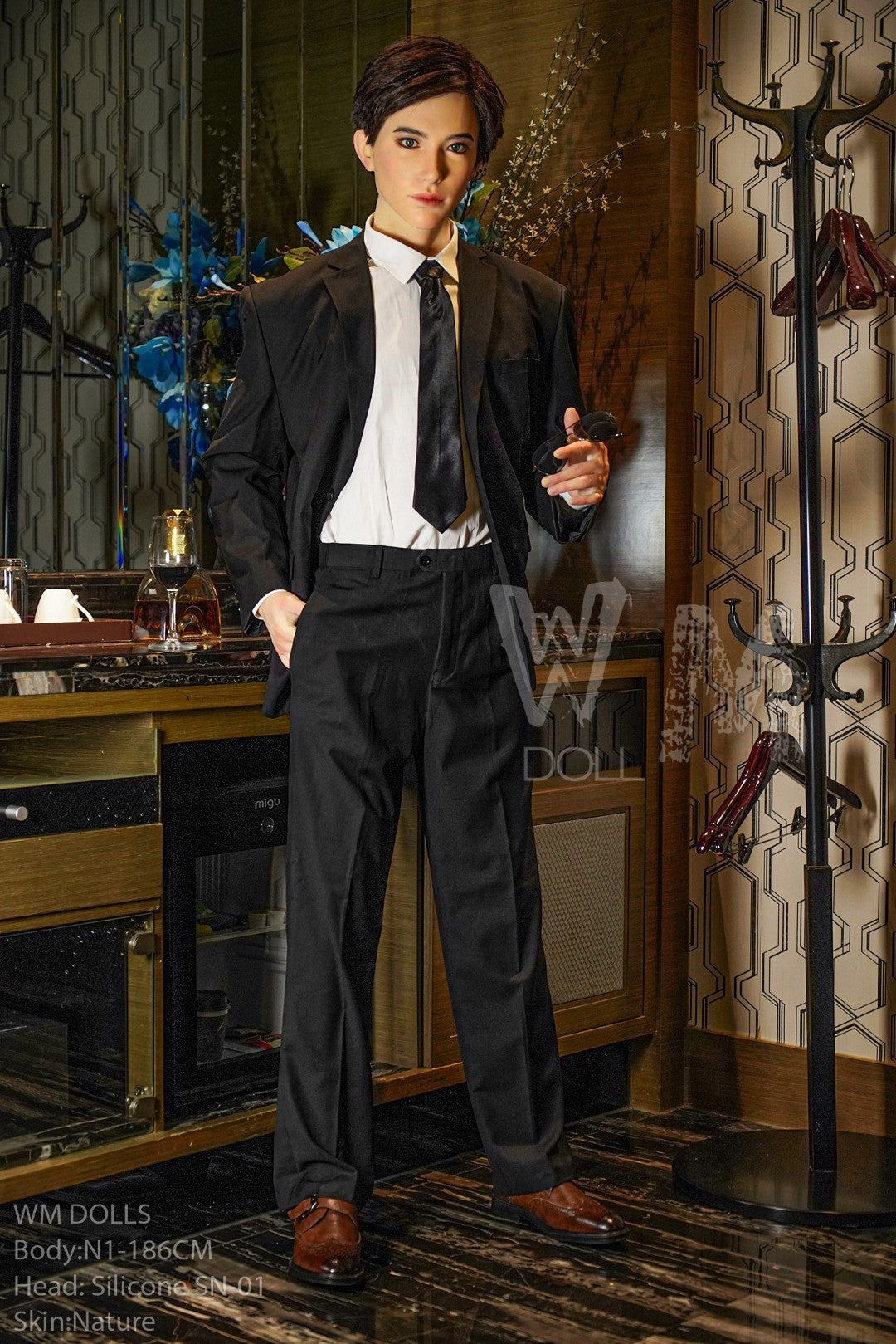 Kenji mâle poupée sexuelle (WM-Doll 186 cm #N1 Silicone)