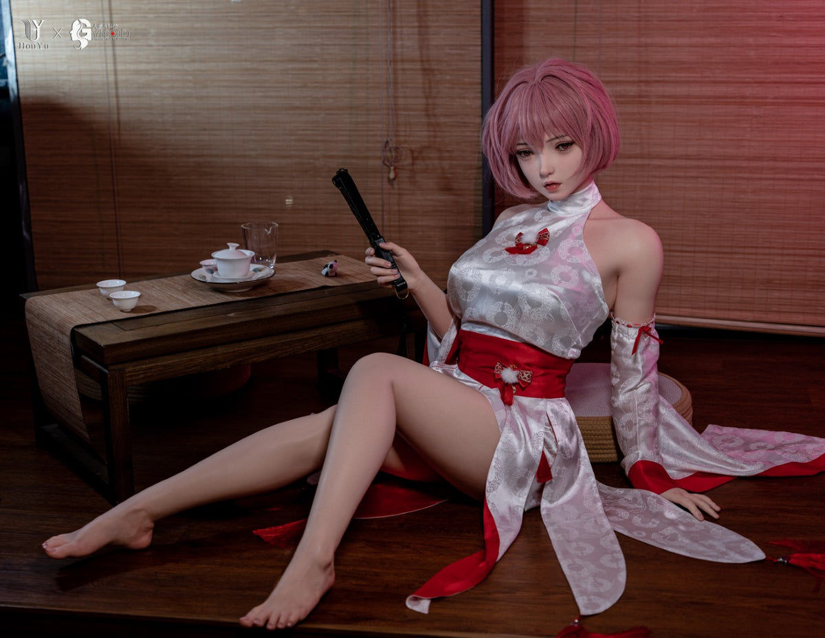 poupée sexuelle Eva (Poupée HouYu 150cm Bonnet F Silicone)