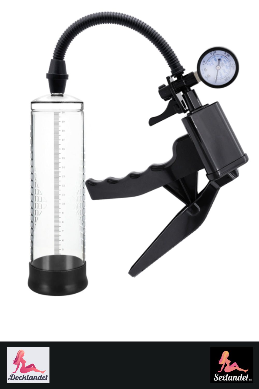 Manuel de la pompe à pénis - Avec manomètre (Sexlandet)