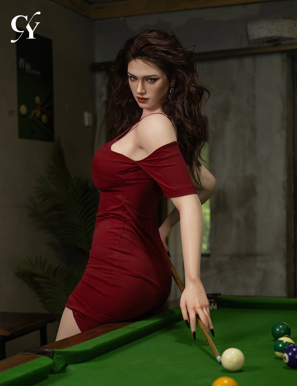 Elva bambola del sesso (TOP CYDOLL Coppa E da 176 cm (TPE+silicone)