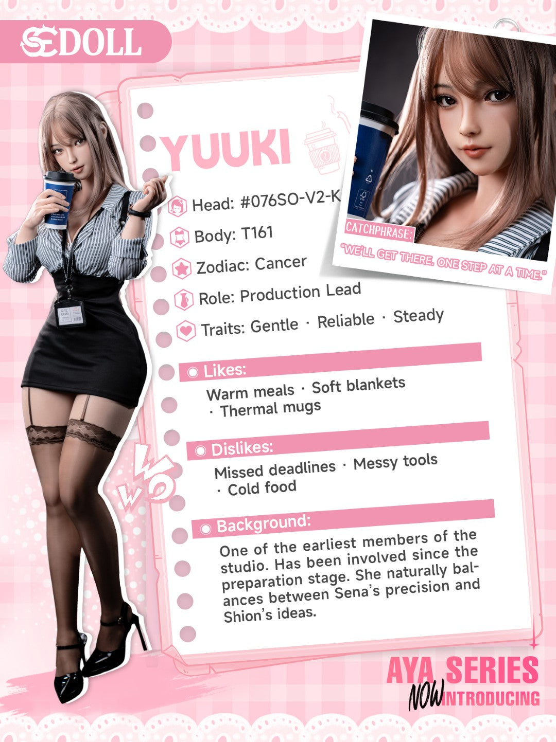 Yuuki.K poupée sexuelle (SEDoll Bonnet C 161 cm #076SOV2 RST silicone)