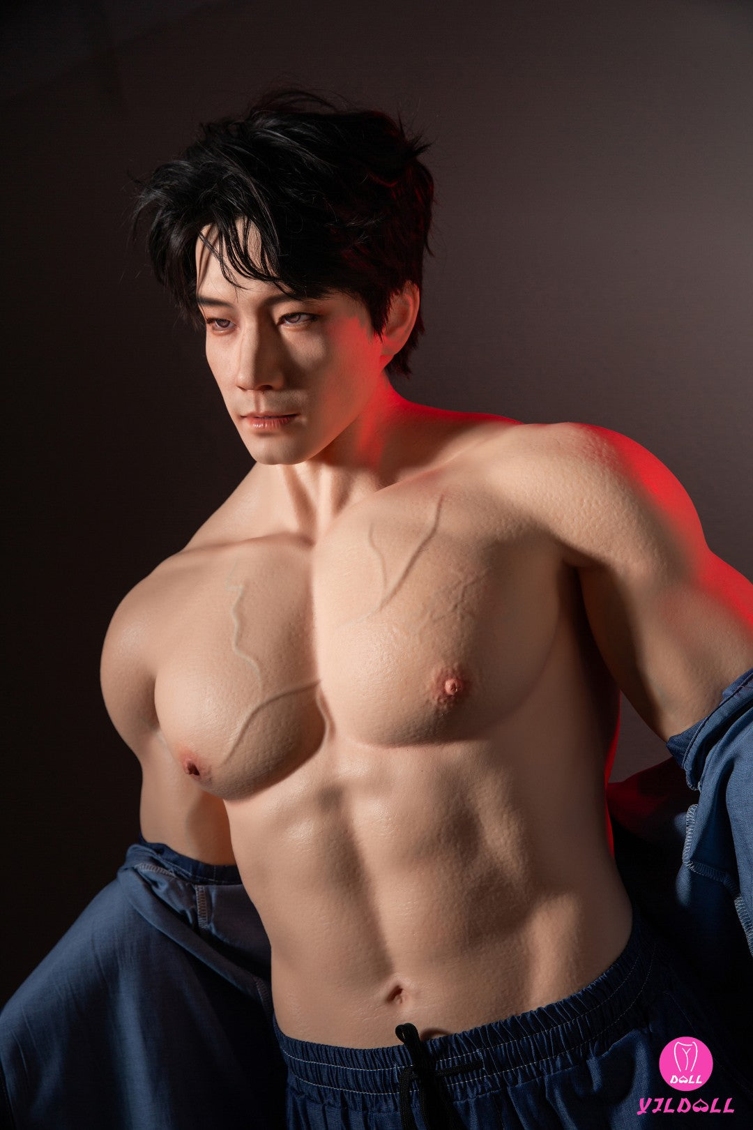 Frank bambola del sesso maschile (YJL Doll 175 cm MD023 Silicone Pro)