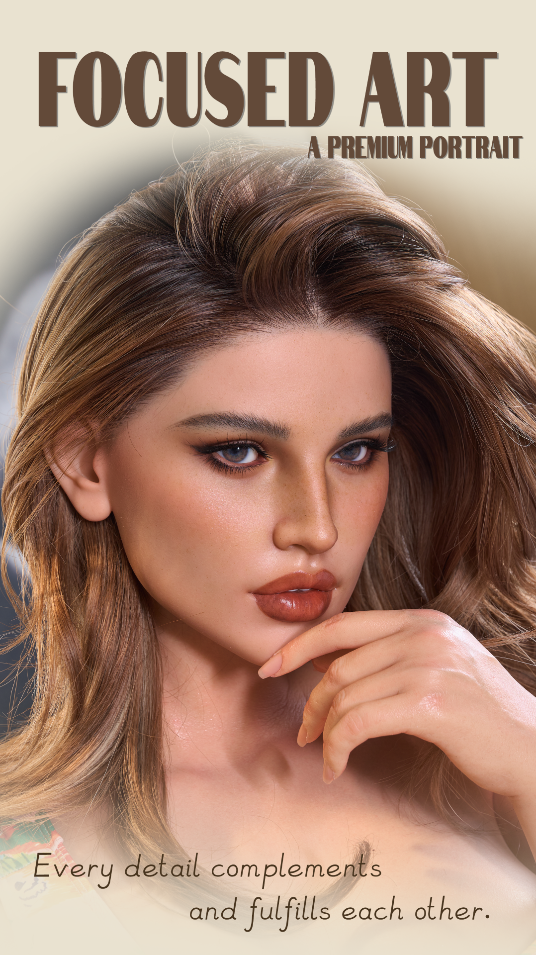 Elsa Modell 21 Deluxe sexpuppe (Gynoid Doll 164cm F-cup Silikon)