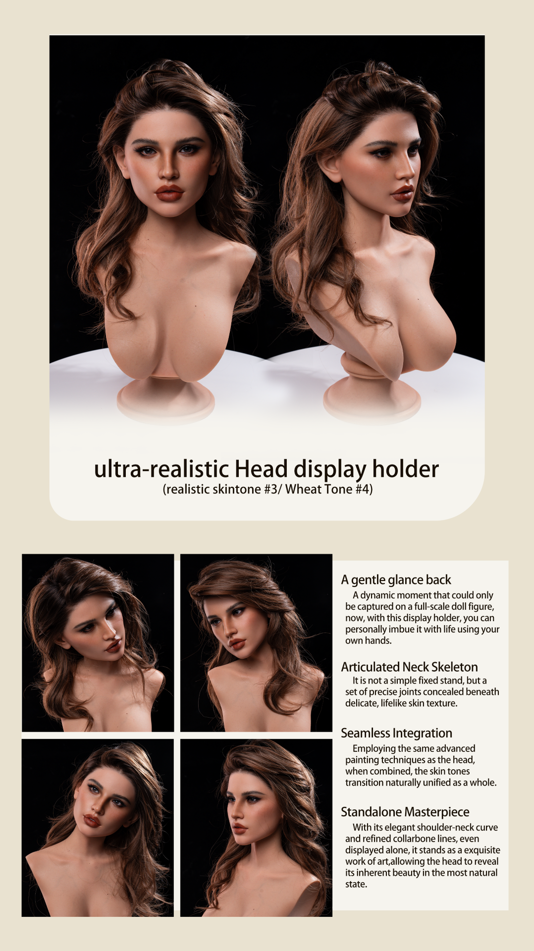 Elsa Modell 21 Deluxe sexpuppe (Gynoid Doll 164cm F-cup Silikon)