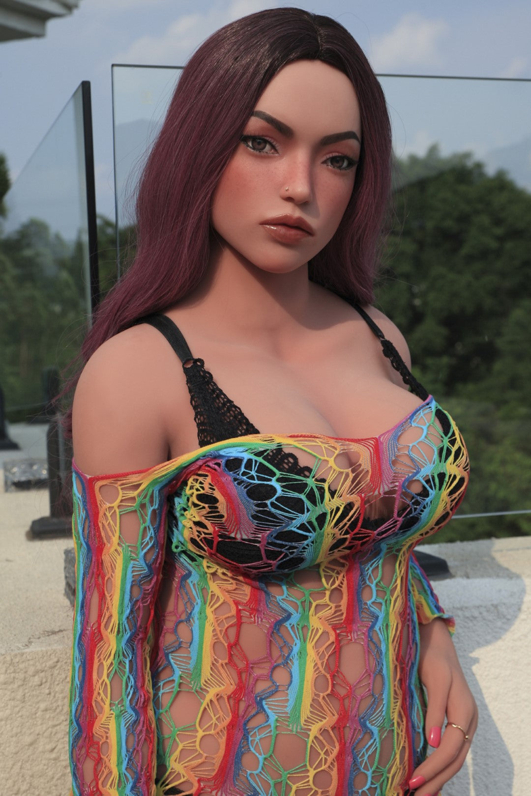 Bambola di sesso ginny (Climax Doll Pro 155cm d-kupa tpe+silicone)