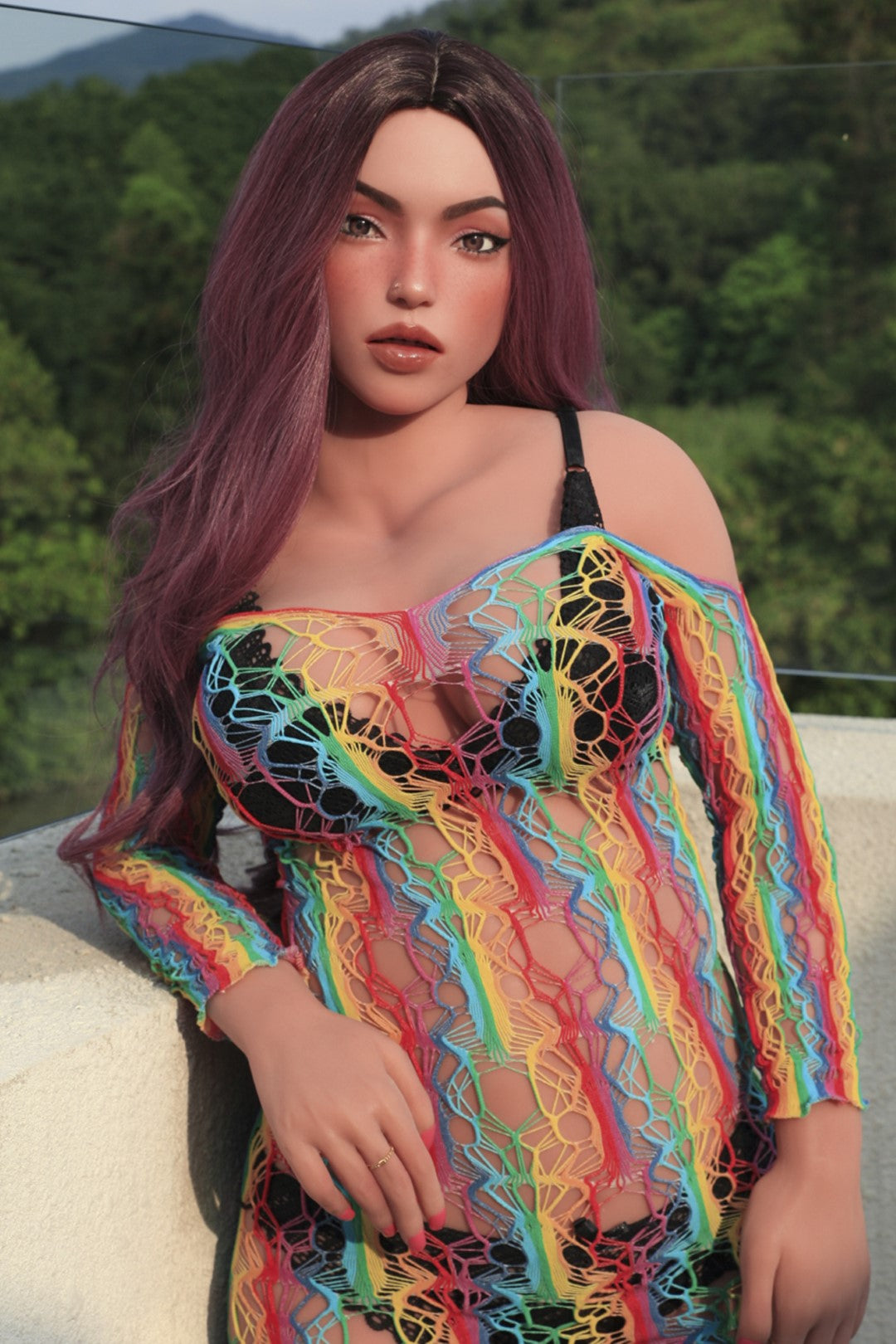 Bambola di sesso ginny (Climax Doll Pro 155cm d-kupa tpe+silicone)