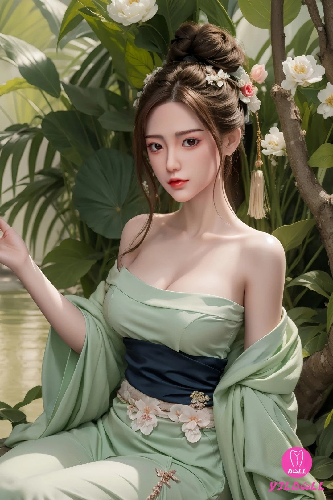 Putain de Jing poupée sexuelle (YJL Doll 165cm Bonnet D #449 Silicone)