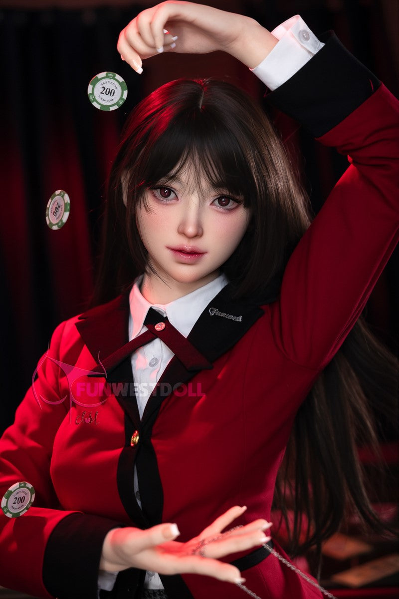 Yumeko Jabami bambola del sesso (FunWest Doll 159 cm Coppa A #038S Silicone)