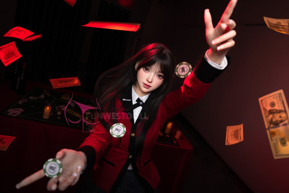 Yumeko Jabami bambola del sesso (FunWest Doll 159 cm Coppa A #038S Silicone)