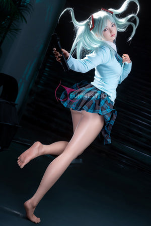 Hatsune Miko sexpuppe (FunWest Doll 159 cm a-cup #041S Silicon)
