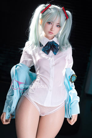 Hatsune Miko sexpuppe (FunWest Doll 159 cm a-cup #041S Silicon)