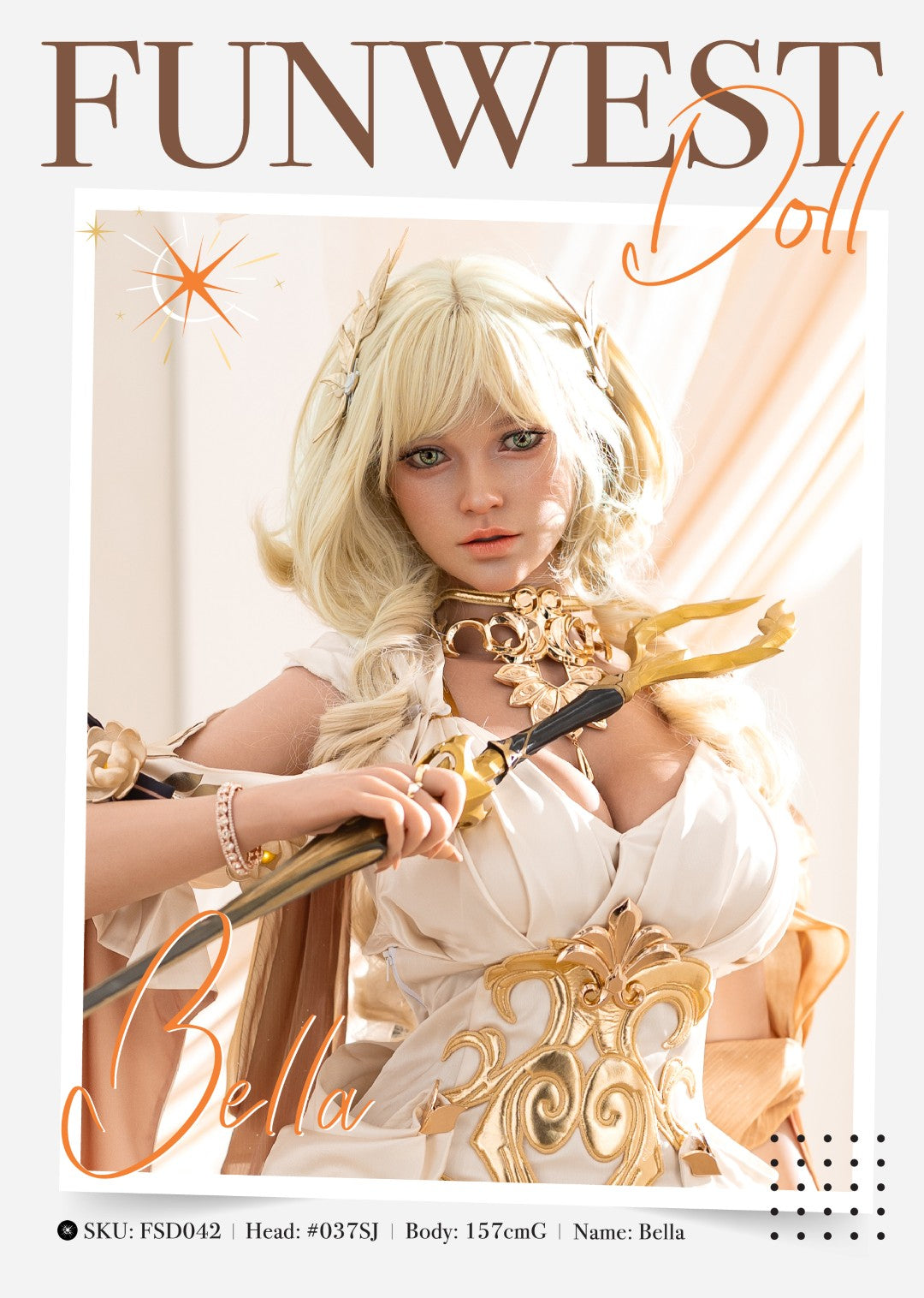 Bella sexpuppe (FunWest Doll 157cm G-cup #037SJ RST Silikon)