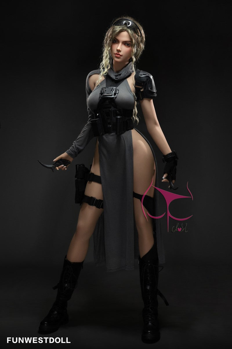 Lexie poupée sexuelle (FunWest Doll Bonnet C 165 cm #026 TPE)