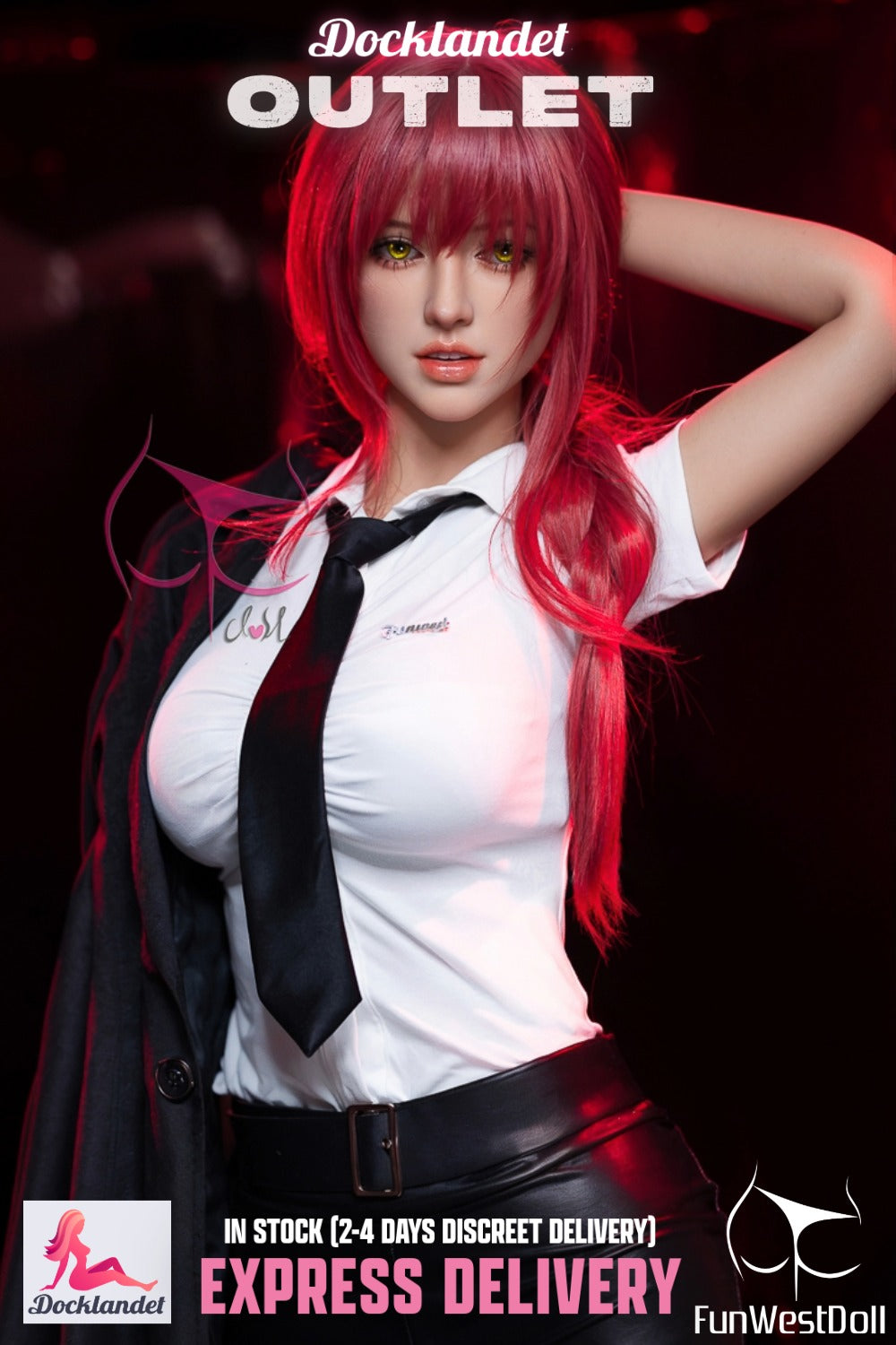 Chloe bambola del sesso (FunWest Doll Coppa F da 162 cm n. 035 TPE) EXPRESS LO SPUNTO