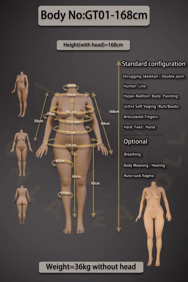 Ella poupée sexuelle (Galatea Doll 168 cm (C-Cup #047 Silicone)