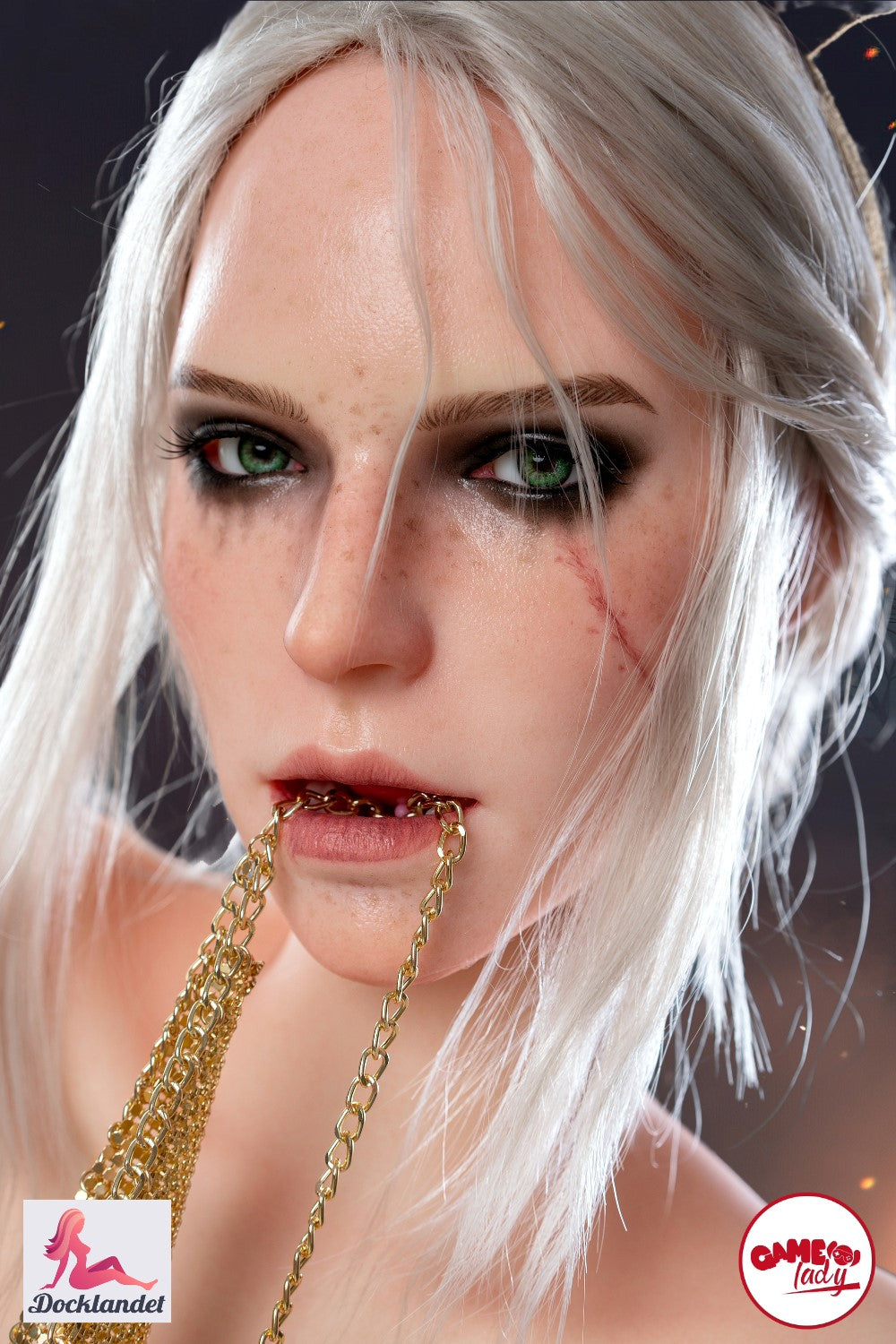 Ciri bambola del sesso (Game Lady 168 cm Coppa E N. 14 Silicone)