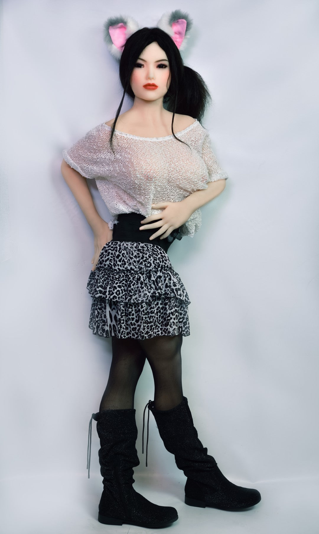 Evelyne poupée sexuelle (HRDoll Bonnet D 150 cm #12 TPE)