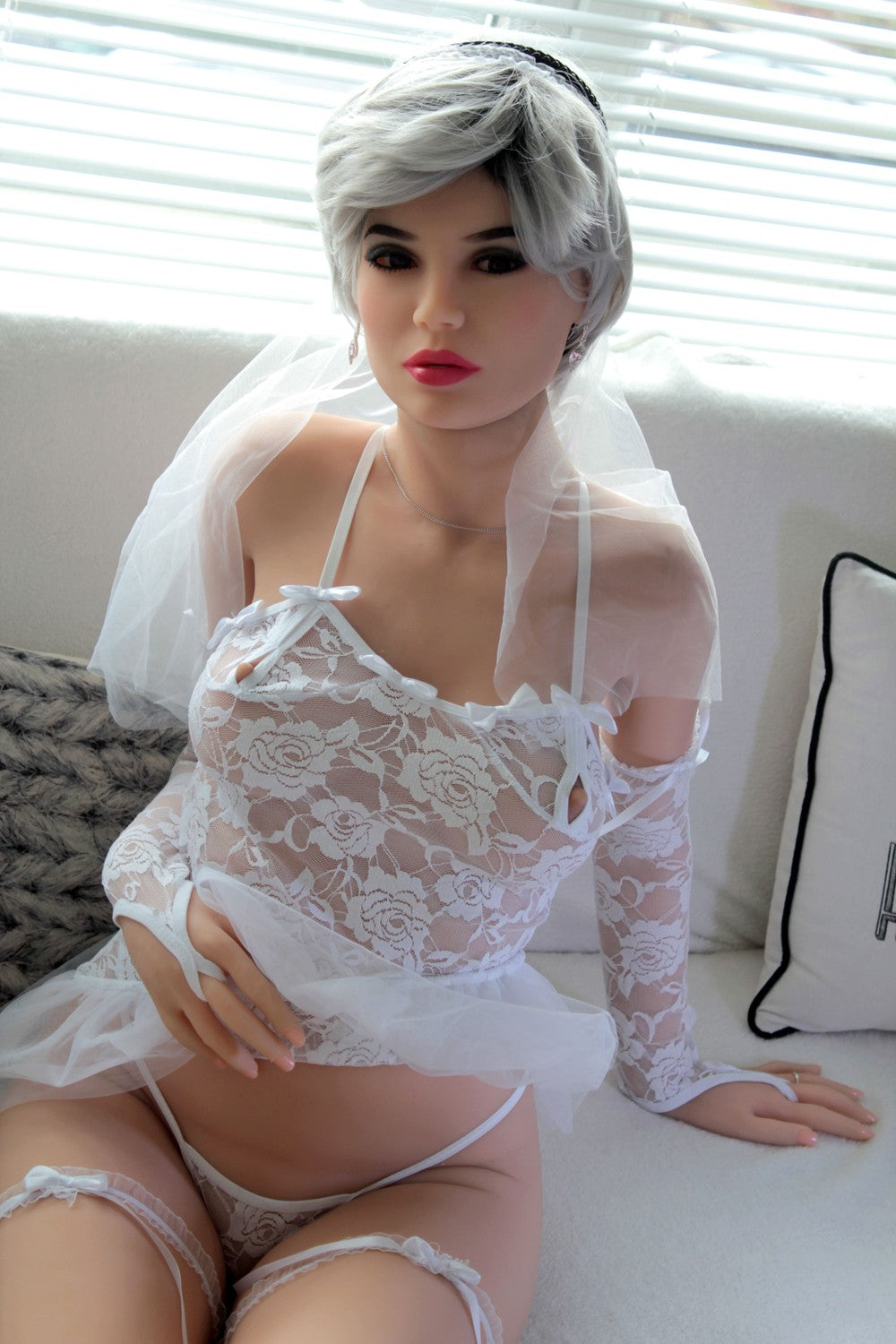 Marguerite poupée sexuelle (HRDoll 158 cm Bonnet B #47 TPE)