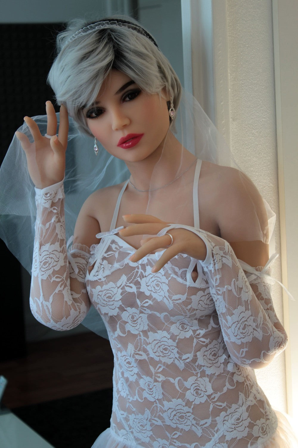 Marguerite poupée sexuelle (HRDoll 158 cm Bonnet B #47 TPE)