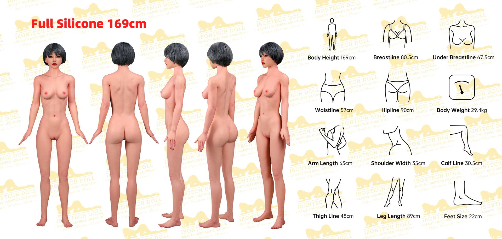 Layla Sex Doll (Irontech Doll 169 cm C-Cup S39 Silicone) EXPRESS
