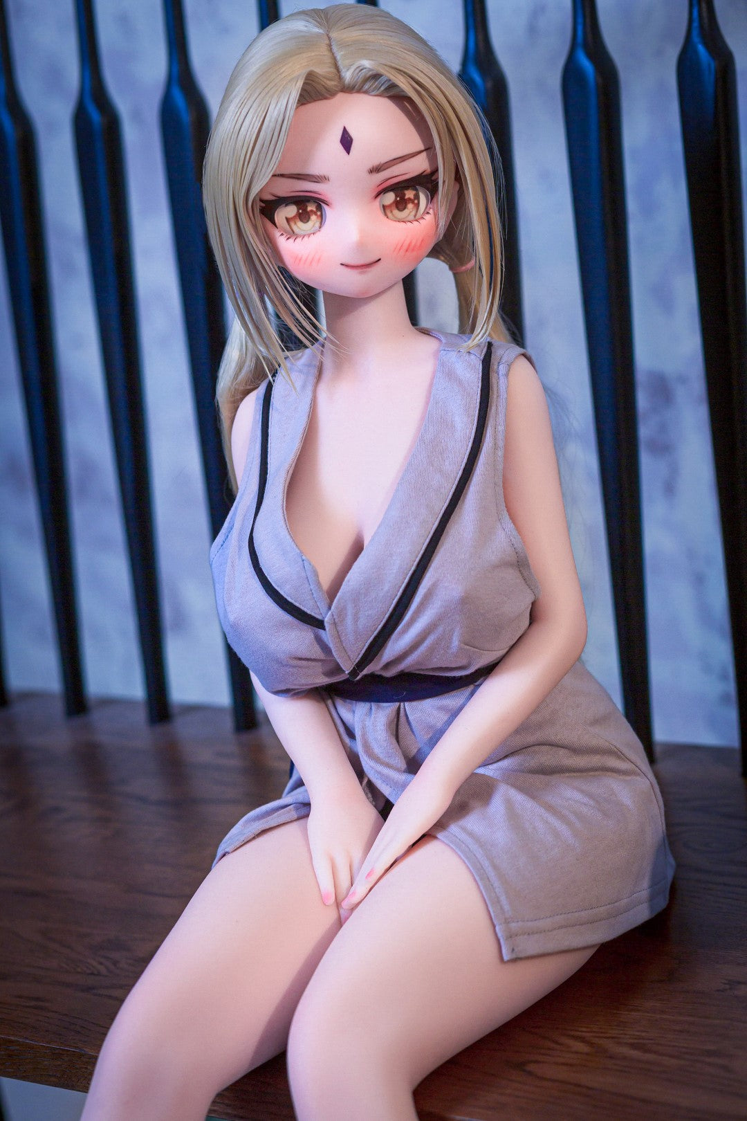 Reyna bambola del sesso (Climax Doll Mini coppa G da 85 cm in silicone)