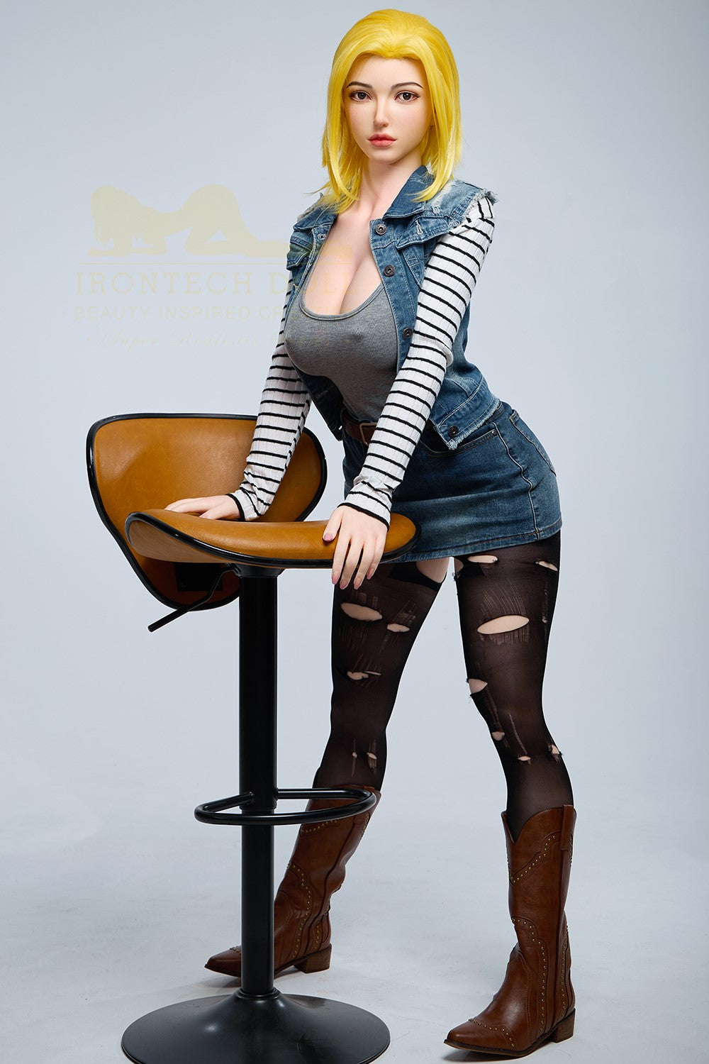Joline Android 18 sexpuppe (Irontech Doll 159cm G-cup S41 Silikon)