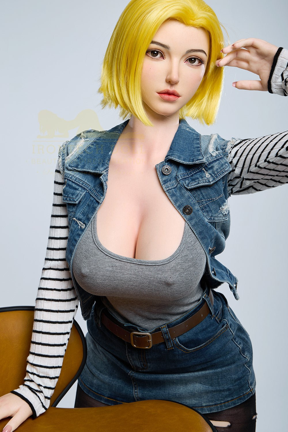 Joline Android 18 sexpuppe (Irontech Doll 159cm G-cup S41 Silikon)