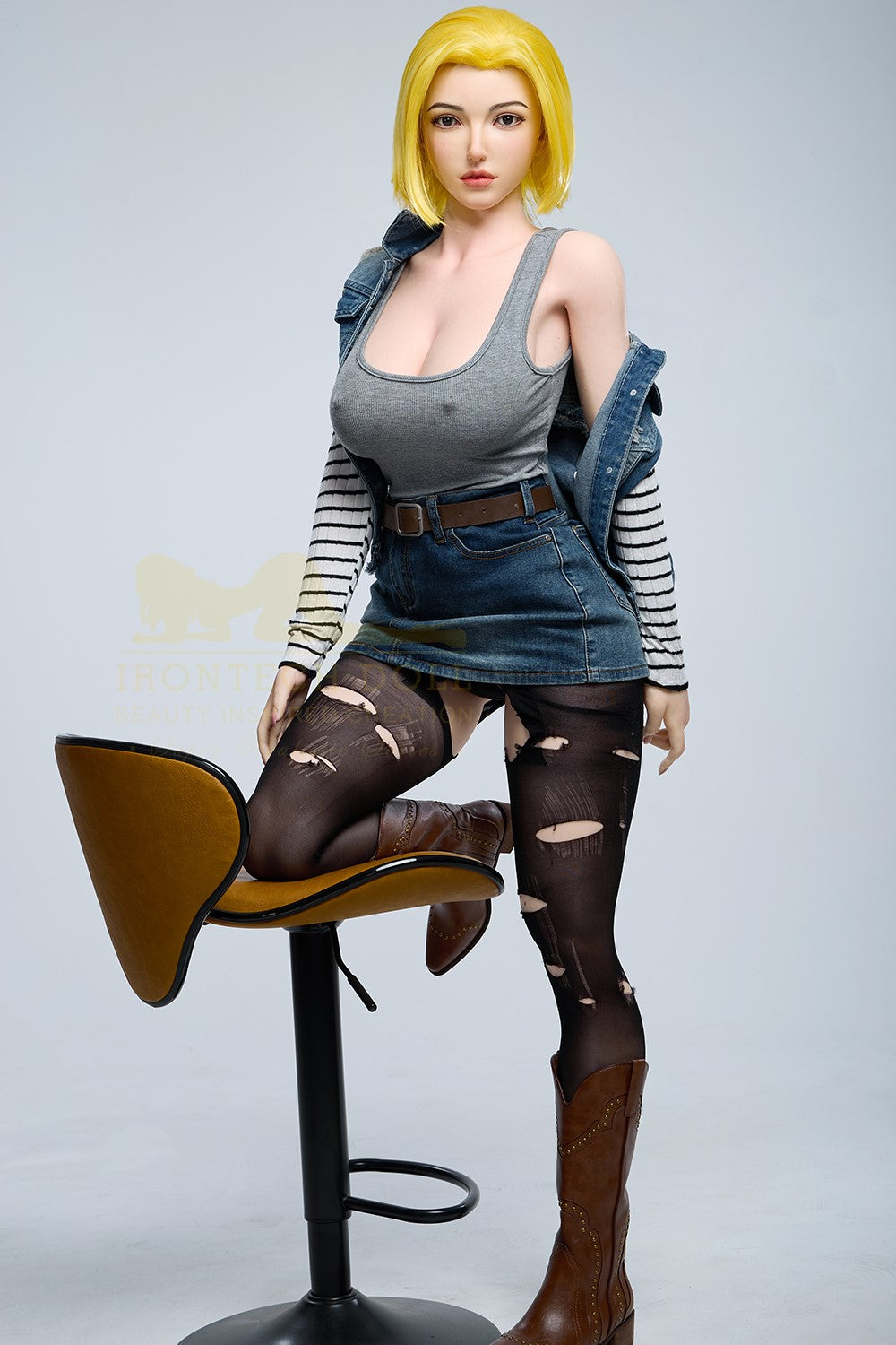 Joline Android 18 sexpuppe (Irontech Doll 159cm G-cup S41 Silikon)