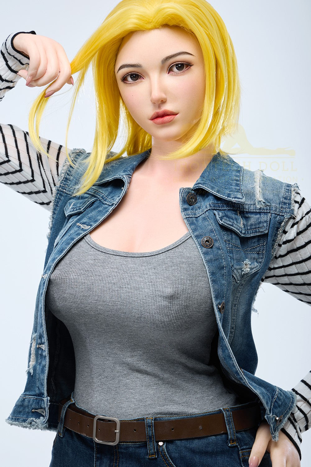 Joline Android 18 sexpuppe (Irontech Doll 159cm G-cup S41 Silikon)